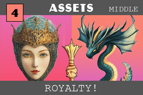 Beautiful Princesses and Magestic Dragons from Dungeons to Castle Towers in a Fairy-tale book made easily with with ZIM!