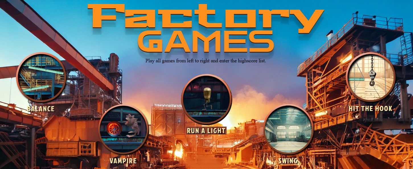 Factory Games - HTML 5 Physics Games and ZIM Tutorial