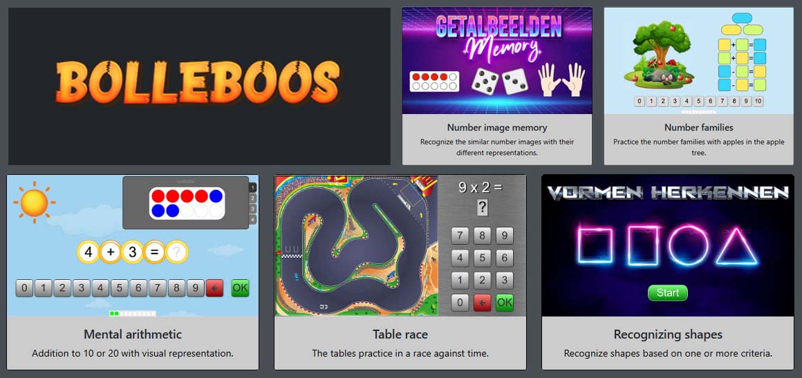 Bolleboos - a collection of Educational Apps
