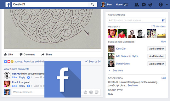 ZIM SUPPORT - on Facebook for HTML Canvas coding with JavaScript and CreateJS