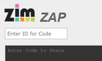 ZIM ZAP - Code Sharing for HTML Canvas coding with JavaScript and CreateJS