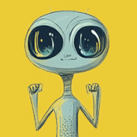 Alien Shadow on the Canvas made with ZIM JavaScript HTML Canvas Interactive Media Framework - ZIMjs