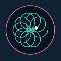 Rose Equations Visualization on the Canvas made with ZIM JavaScript HTML Canvas Interactive Media Framework - ZIMjs