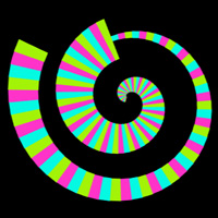 Spiral Pen on the Canvas made with ZIM JavaScript HTML Canvas Interactive Media Framework - ZIMjs