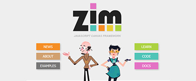 ZIM VEE - JavaScript HTML Canvas Interactive Media Framework powered by CreateJS - ZIMjs